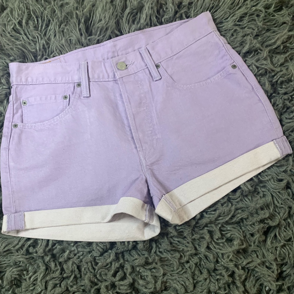 Denim shorts